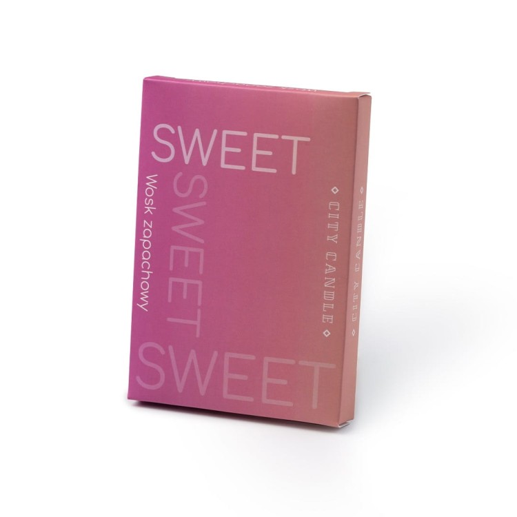 Naturalny sojowy wosk zapachowy do kominka RASPBERRY CARAMEL o zapachu maliny z karmelem