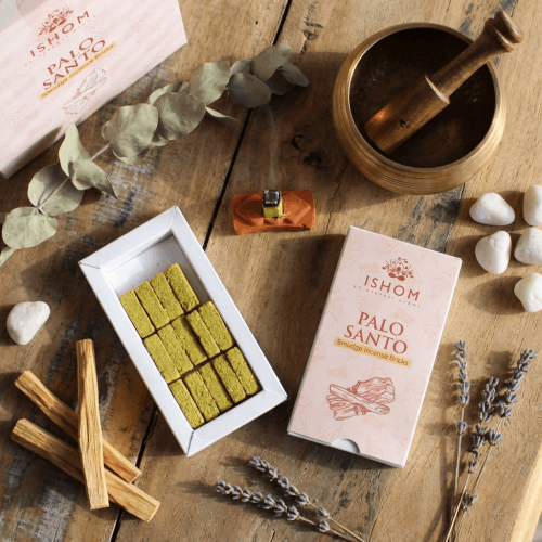 Kadzidełka cegiełki z podstawką palo santo